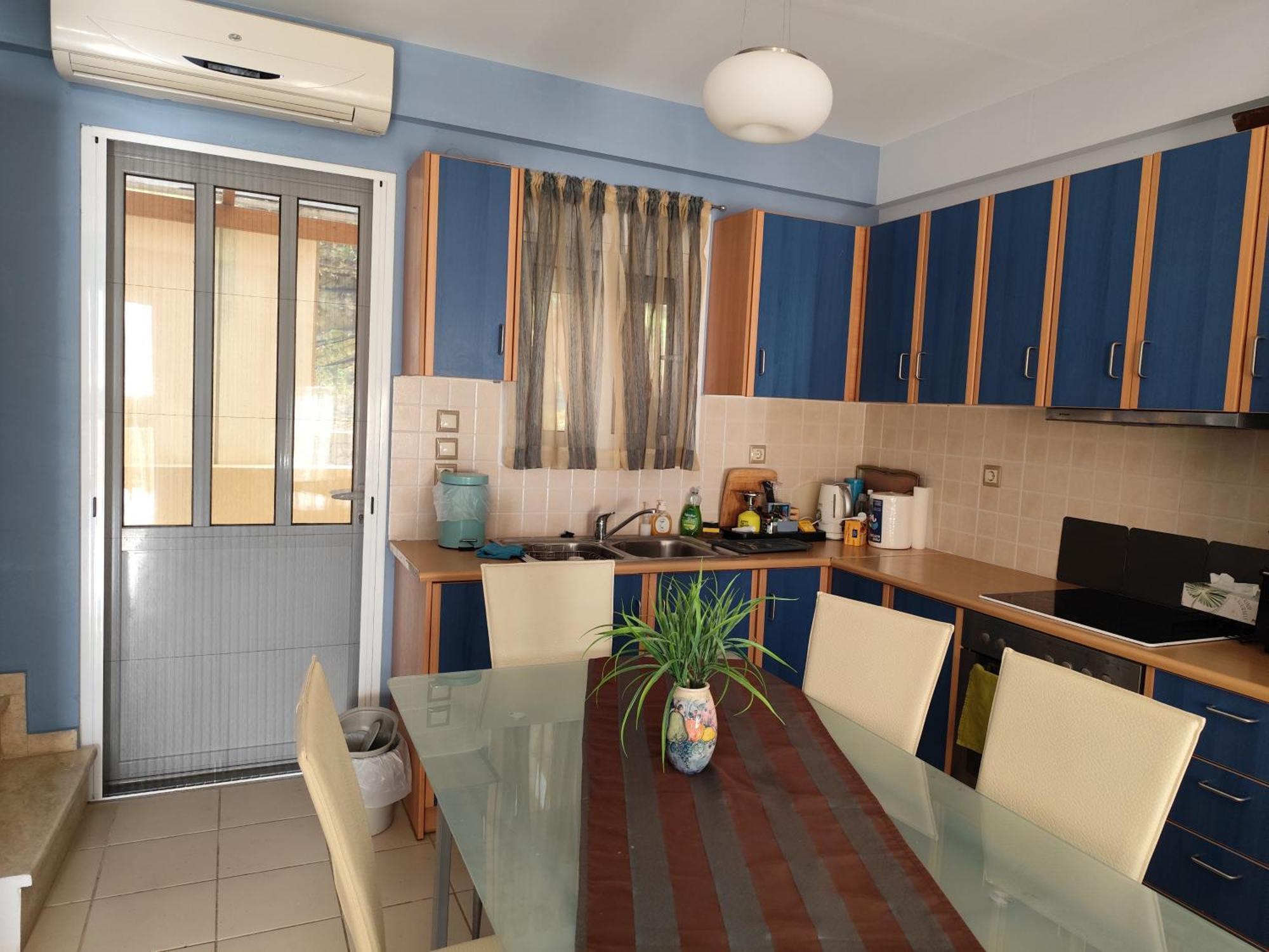 Seaside House Villa Vrachos Bilik gambar