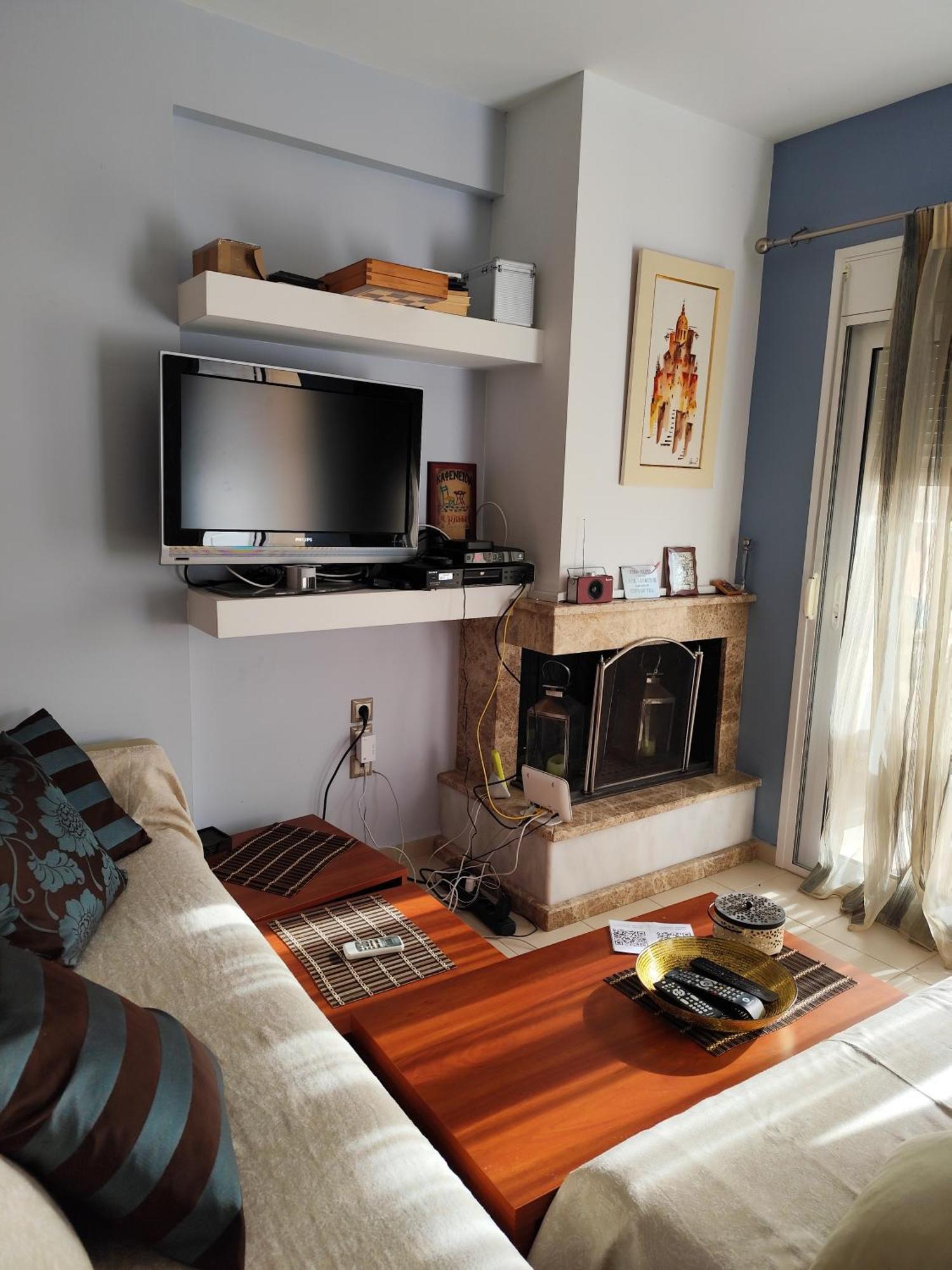 Seaside House Villa Vrachos Bilik gambar